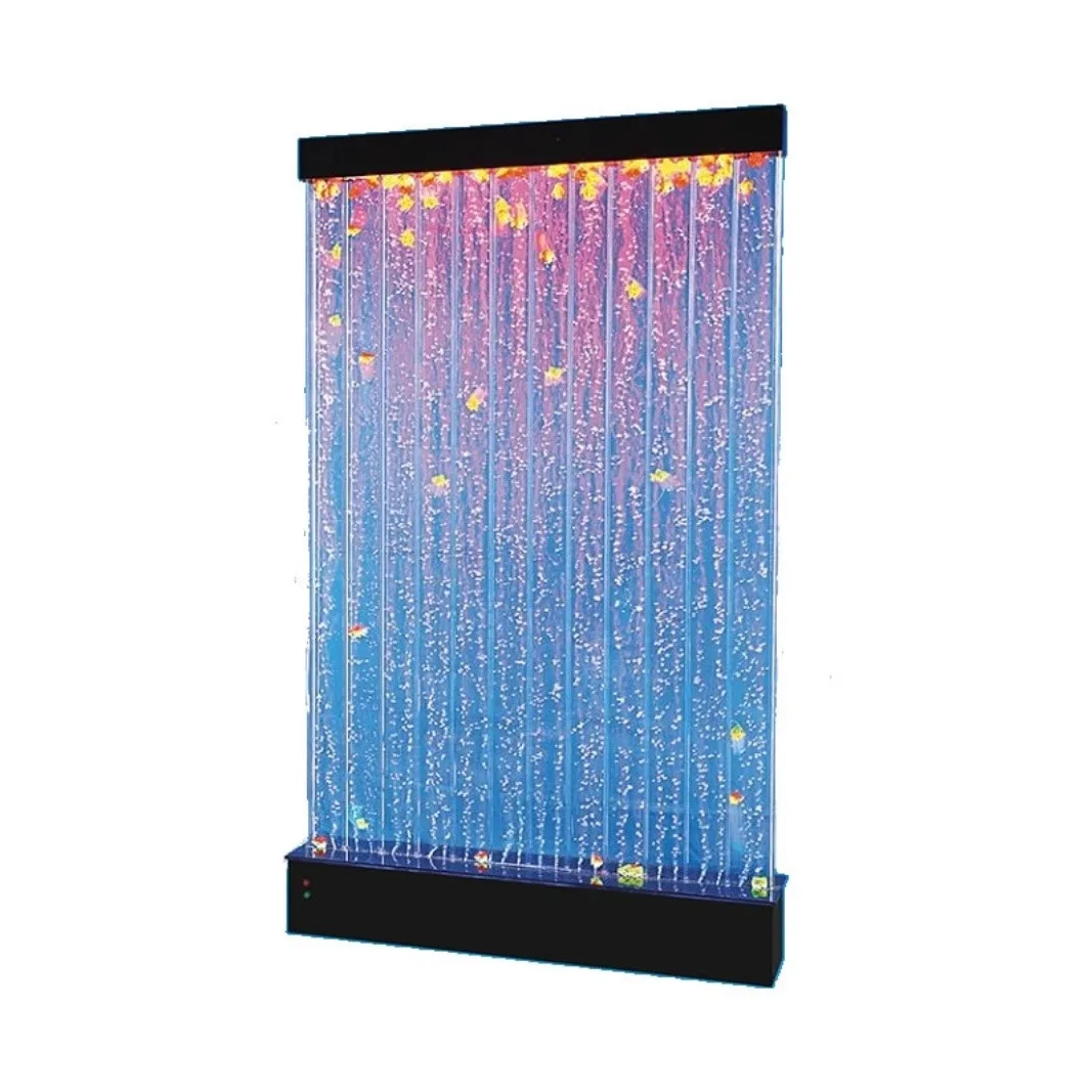 

Water Curtain Wall Bubble Screen Hallway Partition Water Screen Decoration Decoration Colorful Bath Curtain