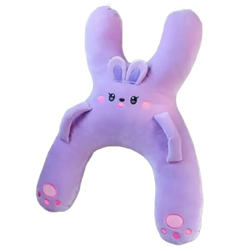 

【EFFICIENT 】Machine Washable Kids Perfect For Car Sleeping Pillow-For Neck& Back Support Ideal For Car, Plane, Train, Boat& More