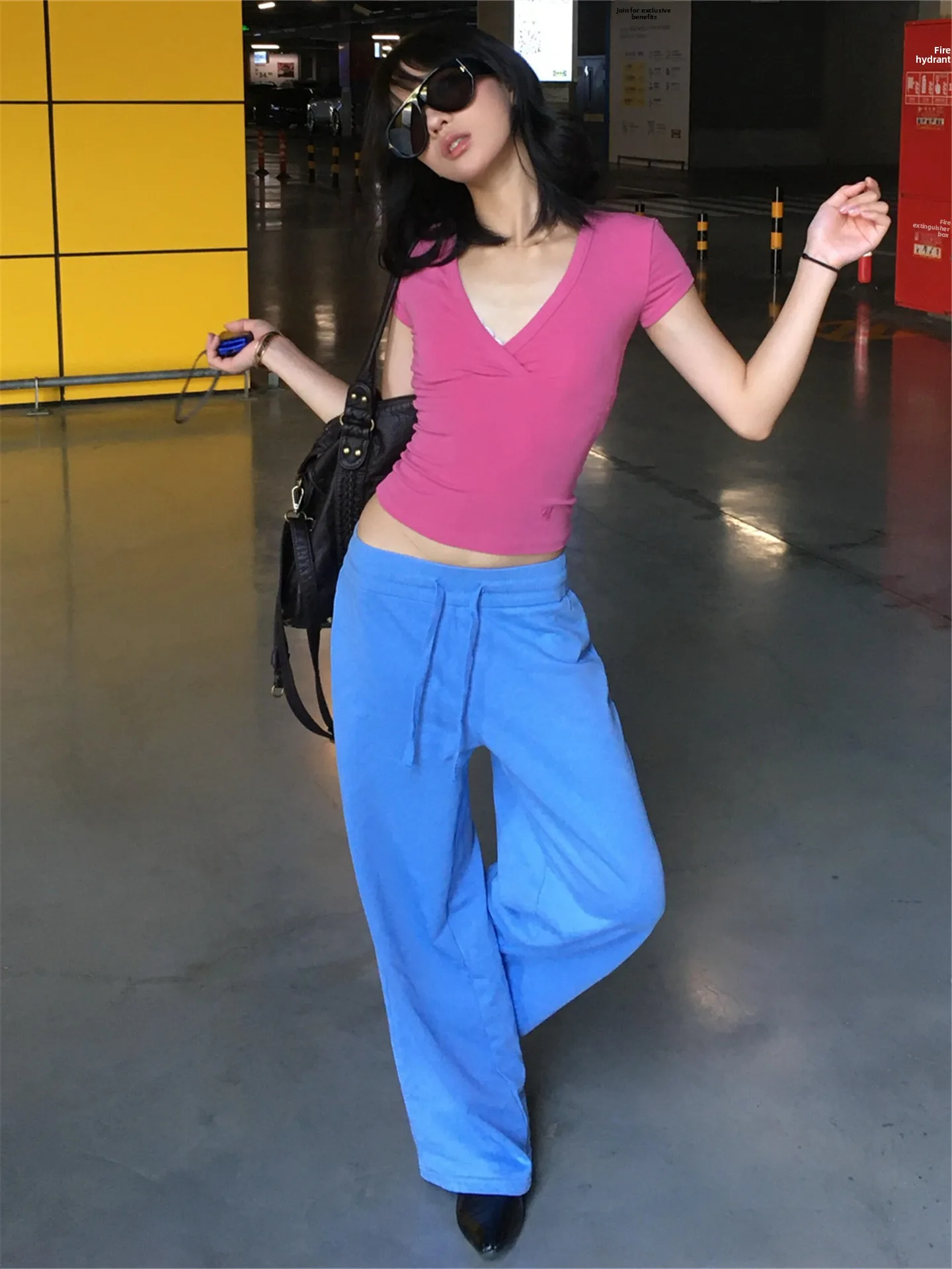 

Low Waist Casual Pants Women's Summer Loose Drapey Tall Extended Sport Straight Leg Sweatpants Comfortable Cotton Straight Le...