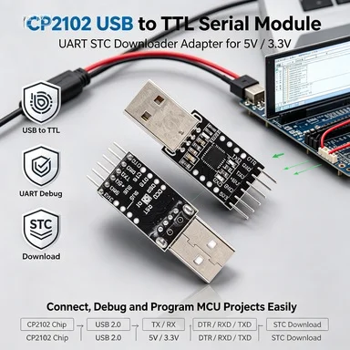 Module CP2102 STC Downloader USB vers TTL UART, convertisseur série