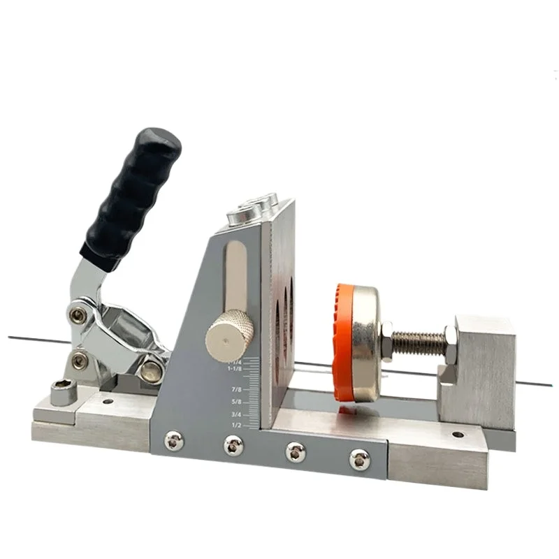 Pocket Hole Jig Kit Woodworking Oblique Hole Locator Drill Bits 15 Degree Angle Drill Guide Set Hole Puncher DIY Carpentry Tools