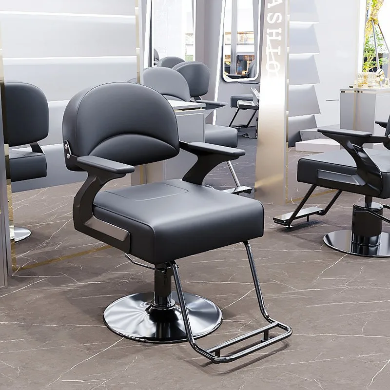 Saloon Barber Chair Pedicure Hairdresser Luxury Barber Chair Beauty Shampoo Swivel Cosmetic Cadeira De Barbeiro Salon Furniture
