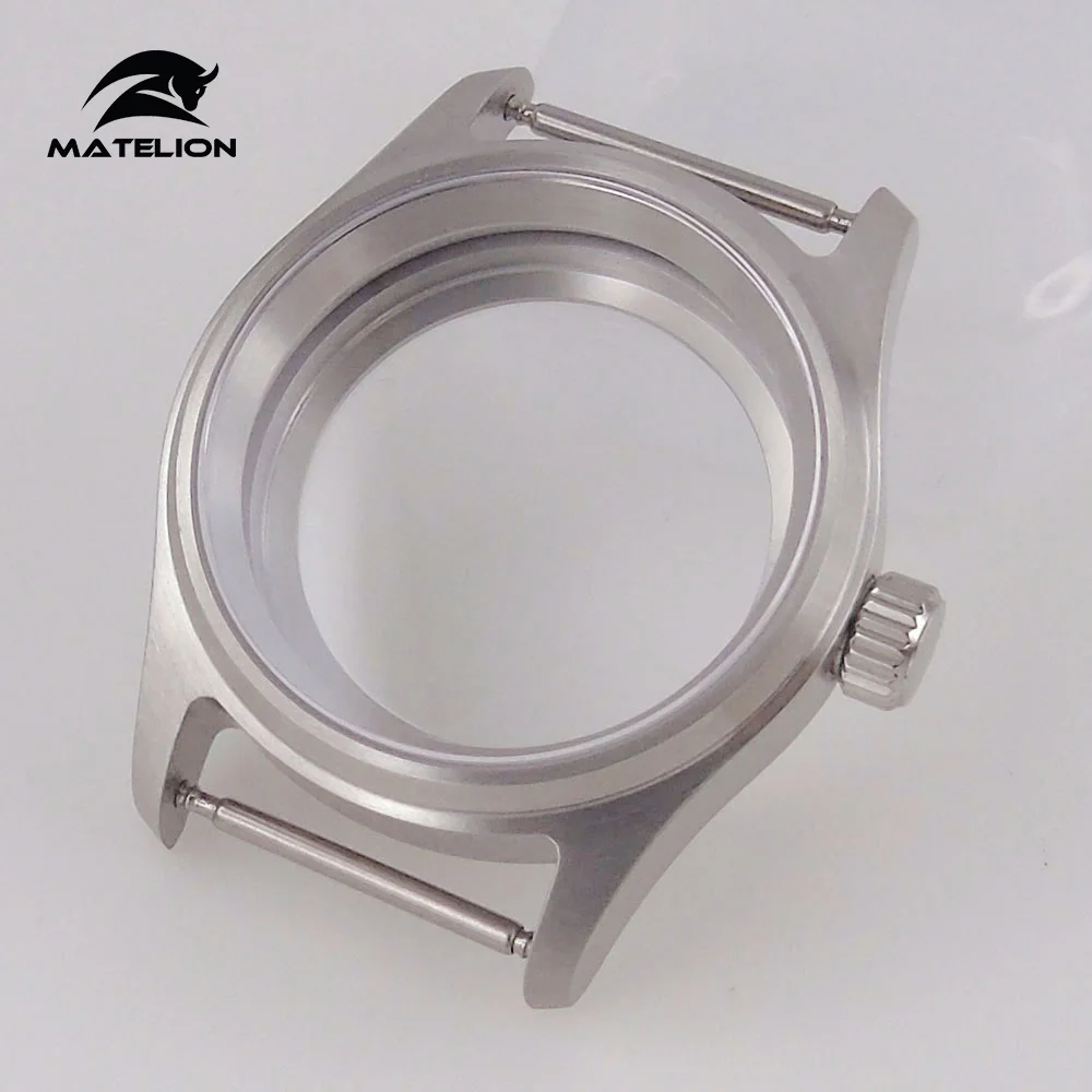 36mm 39mm Poilt 200M Dive Watch Case Glass Back Fit NH35 NH36 PT5000 AR Sapphire Crystal Stainless Steel Watch Part Accessories