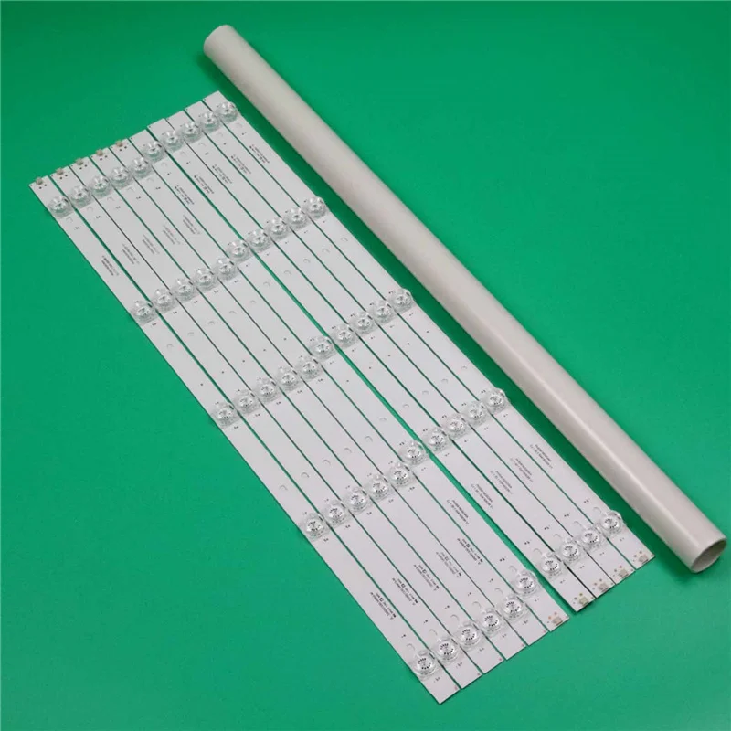 10PCS/Set Brand New TV's LED Lamp Bars JL.D55051330-349AS-M CJ 1.30.1.55A16003R V1 Backlight Strip For Philco PH55A16DSGWA Tapes