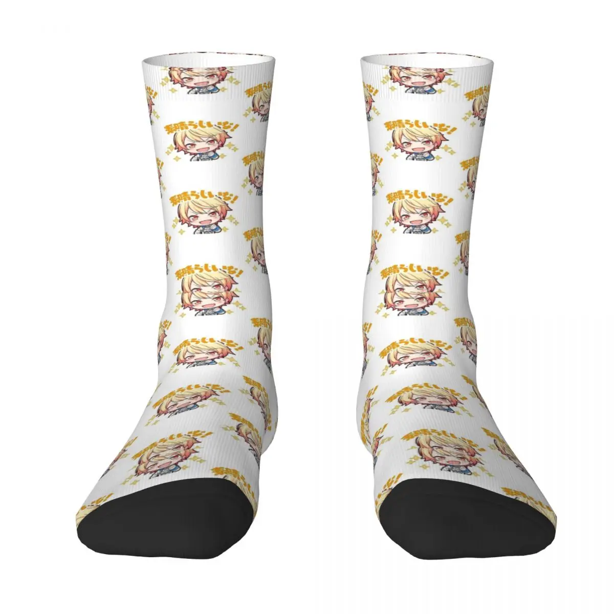 Project Sekai Rui Kamishiro Anime Game Socks Leisure Stockings Men Warm Soft Cycling Socks Winter Printed Non Skid Socks