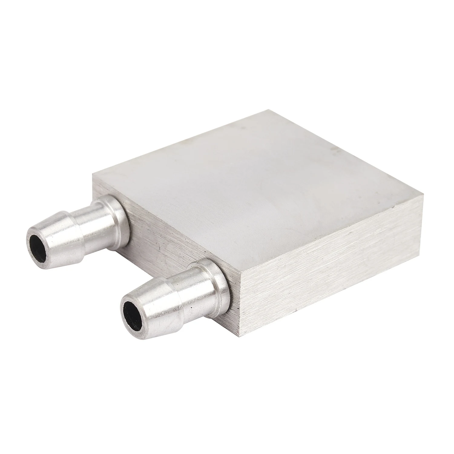 Primary Aluminum alloy Water Cooling Block 40x40mm for Liquid Water Cooler Heat Sink System Silver Use For PC Laptop CPU