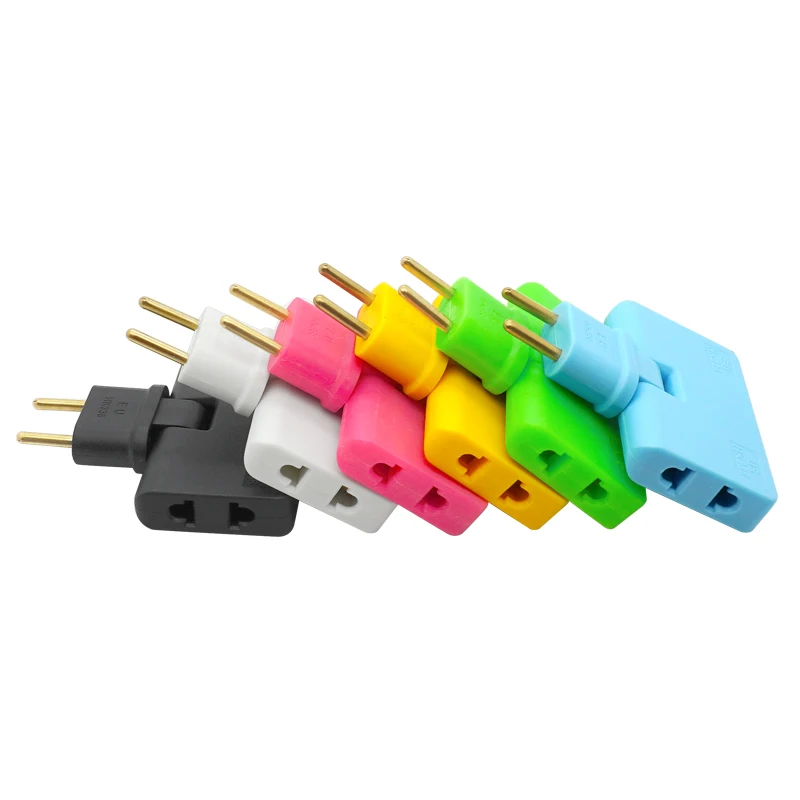 Drehen Stecker Eu Konverter Eine In Drei 180 Grad Extension Plug Multi stecker Mini Slim Drahtlose Outlet Adapter Licht Bequem