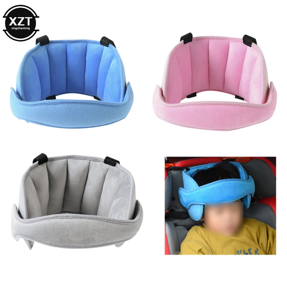 Safety Car Stroller Seat Head Support Sleep Pillows Kids Boys Girls Neck Travel Soft Positioners Pillow Baby Head Fixation Belt