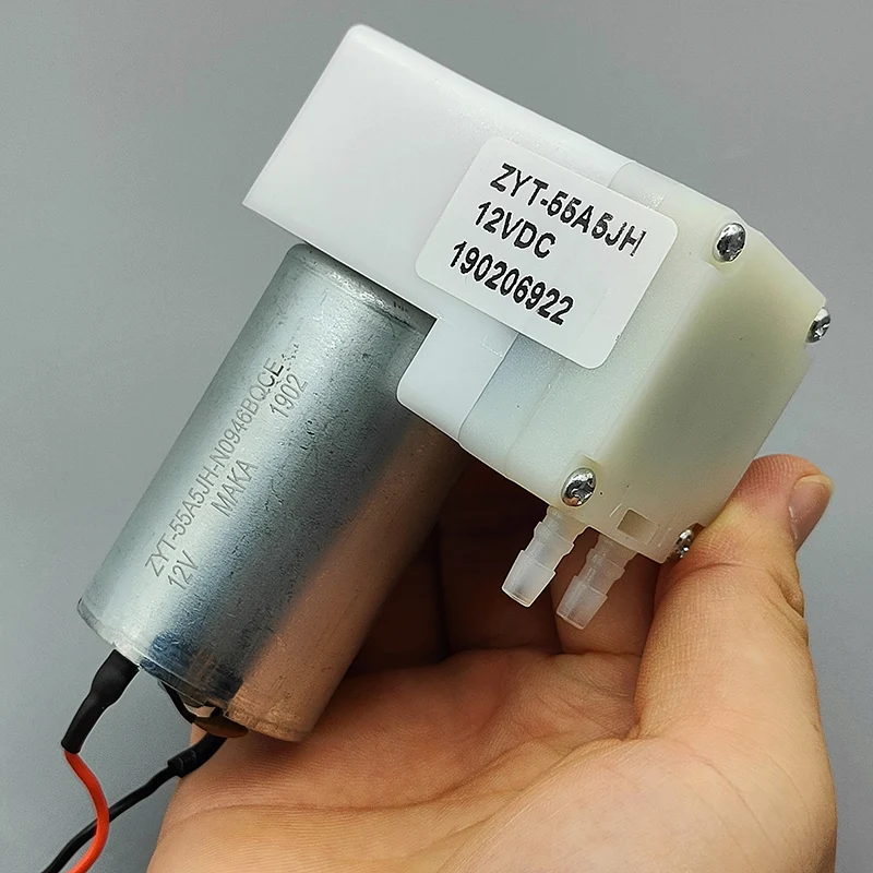 

DC12V 9LPM -70KPa Large Flow Micro 555 Motor Vacuum Air Pump