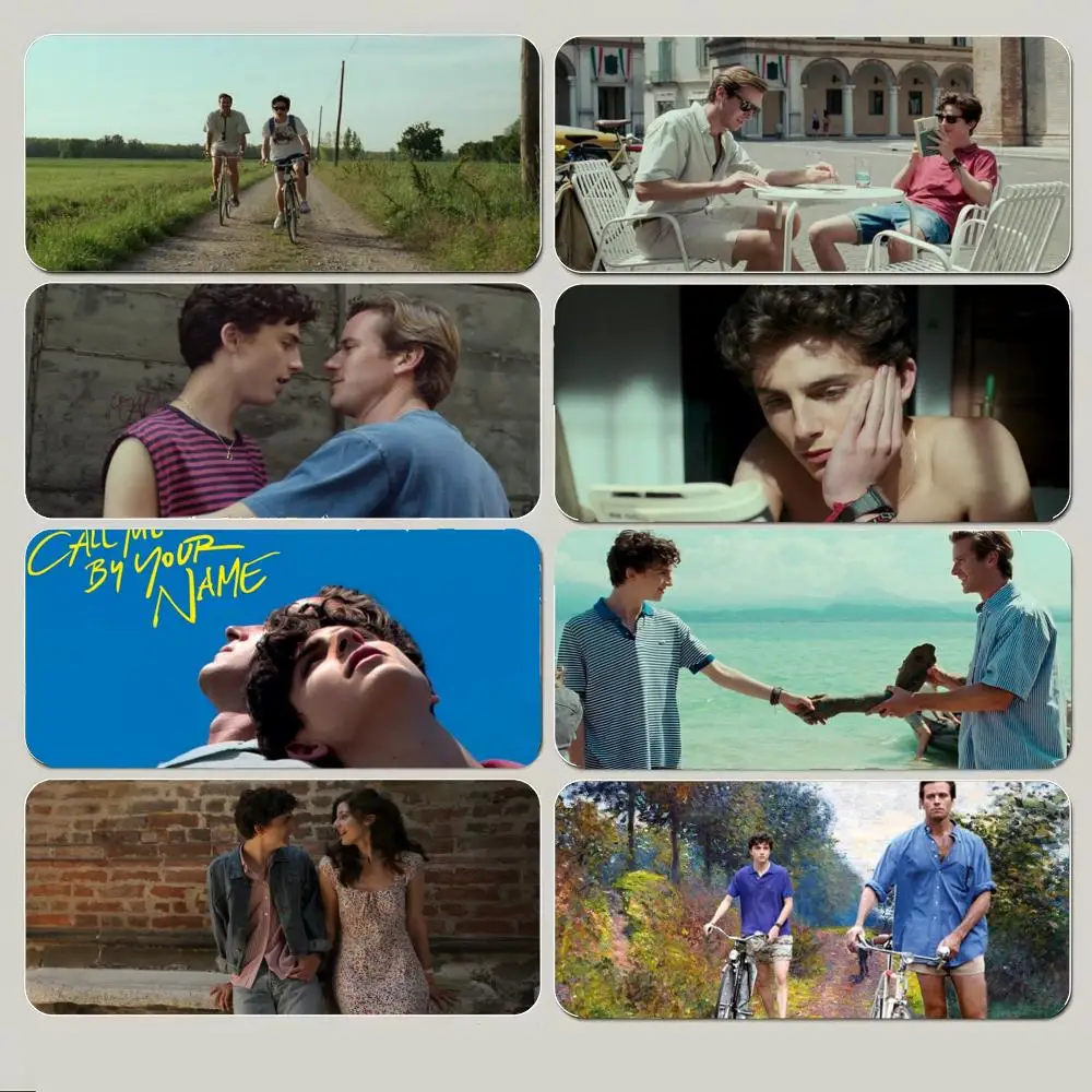 Call Me by Your Name Mouse Pad Large Gaming Mousepad with Thick Stitched Edge Non-Slip Desk Mat