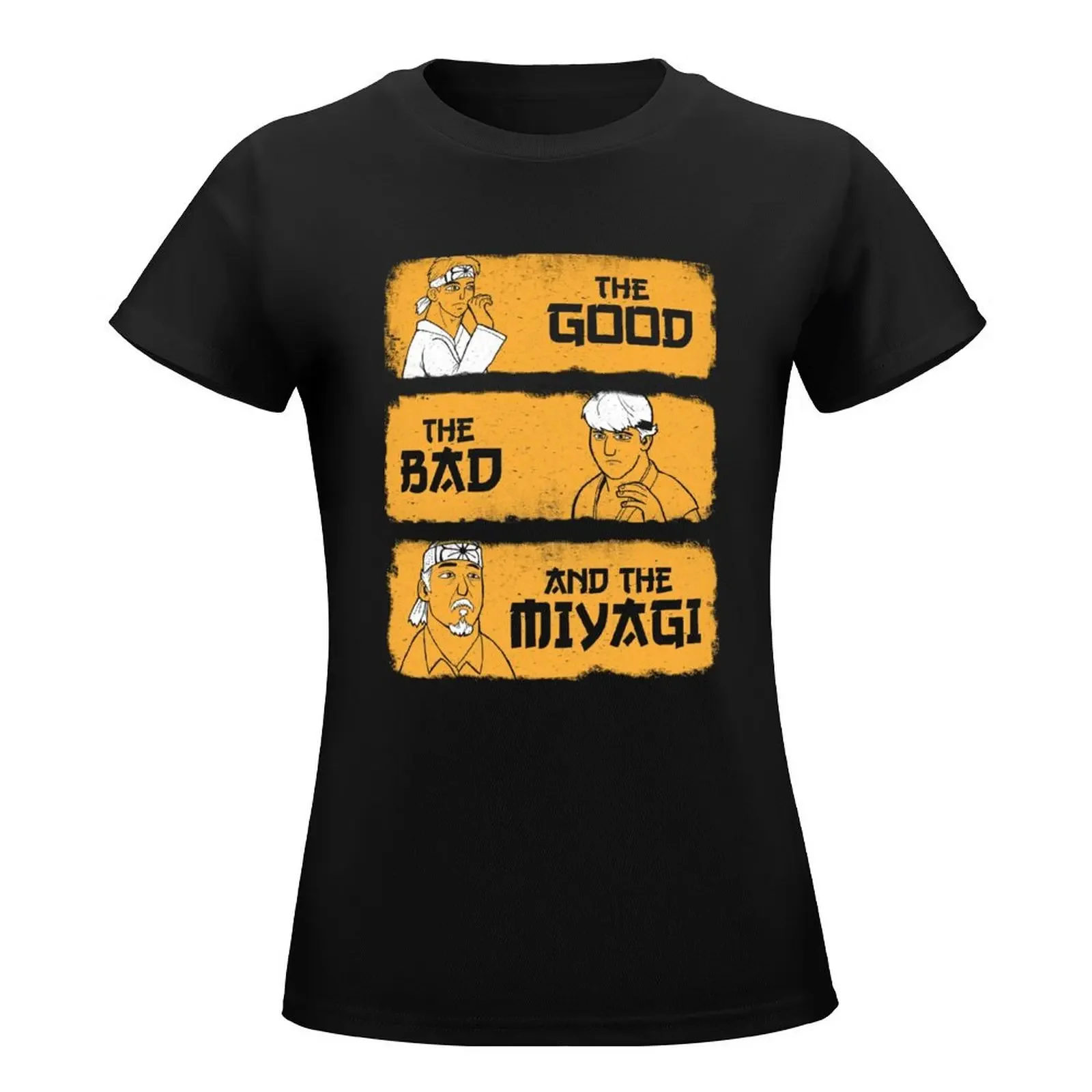 The Good, The Bad, And The Miyagi T-Shirt graphics cute tops lady clothes aesthetic clothes t shirts for Women loose fit