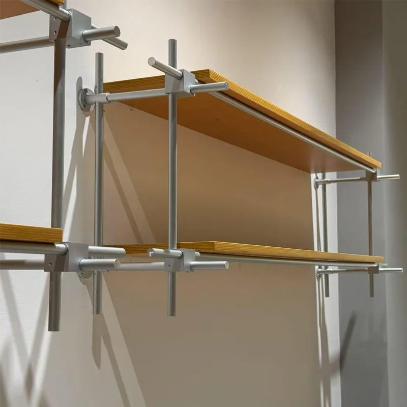 

Simple optical axis marine panel wall wall hanging rack multi-layer storage rack household bookshelf display sundries