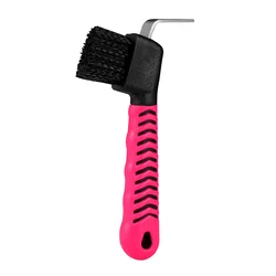 POPETPOP Grip Hoof Pick Horse Care Product Durable Anti-slip Horse Hoof Hook with Brush Design for Horse Grooming (Random Color)