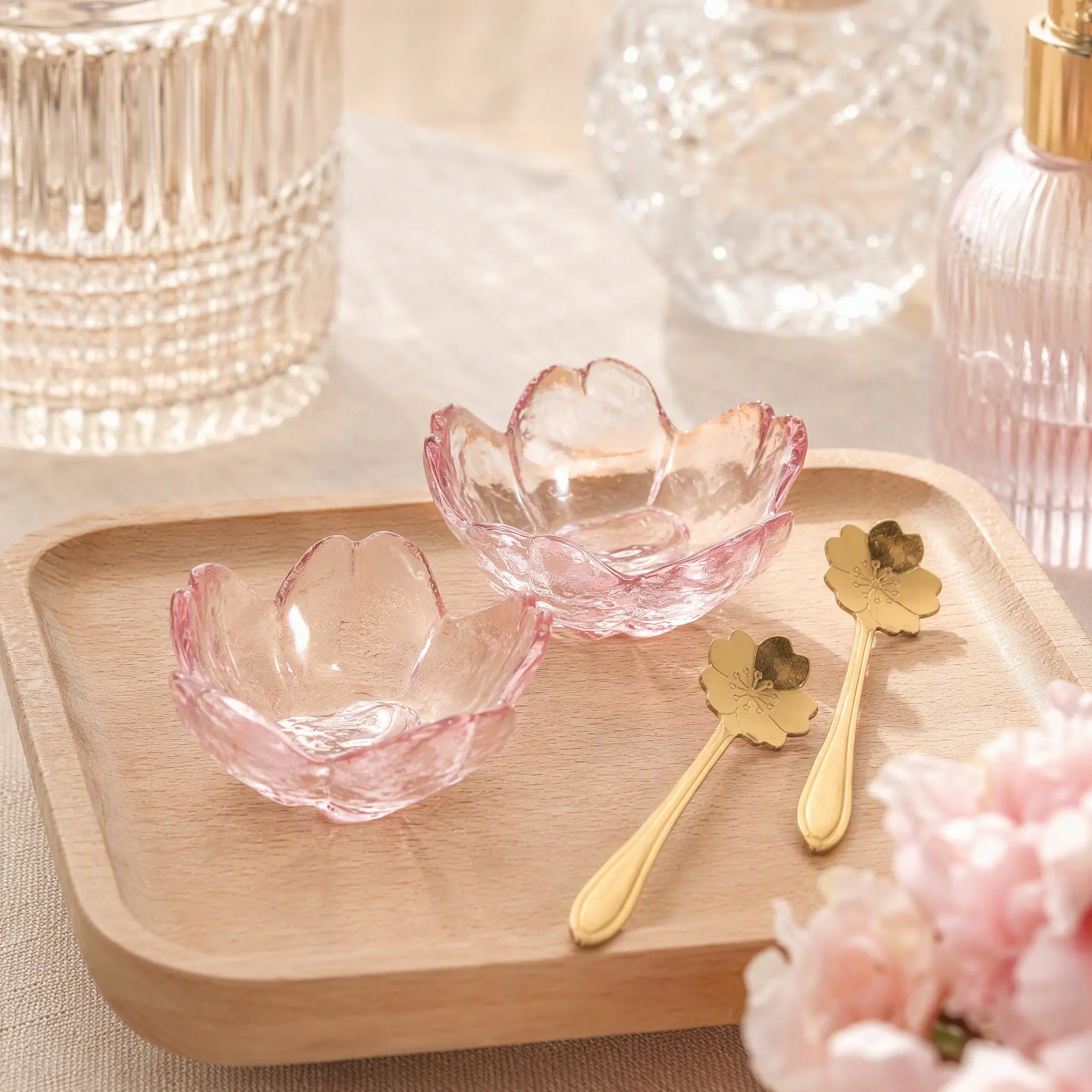 Essential Oil Flower Bowls Set – 2pcs Facial Mixing Bowls for Spa, Salon & Home Beauty Masks