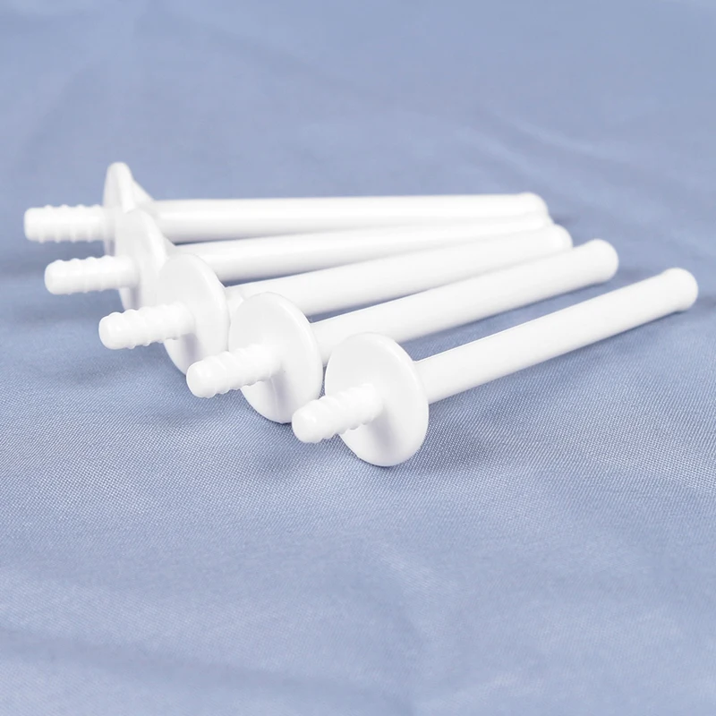 60 قطعة الأنف الشمع عصا قضيب ملعقة البلاستيك الأنف شرائط شمع الأنف نظيفة الحاجبين الأنف إزالة الشعر