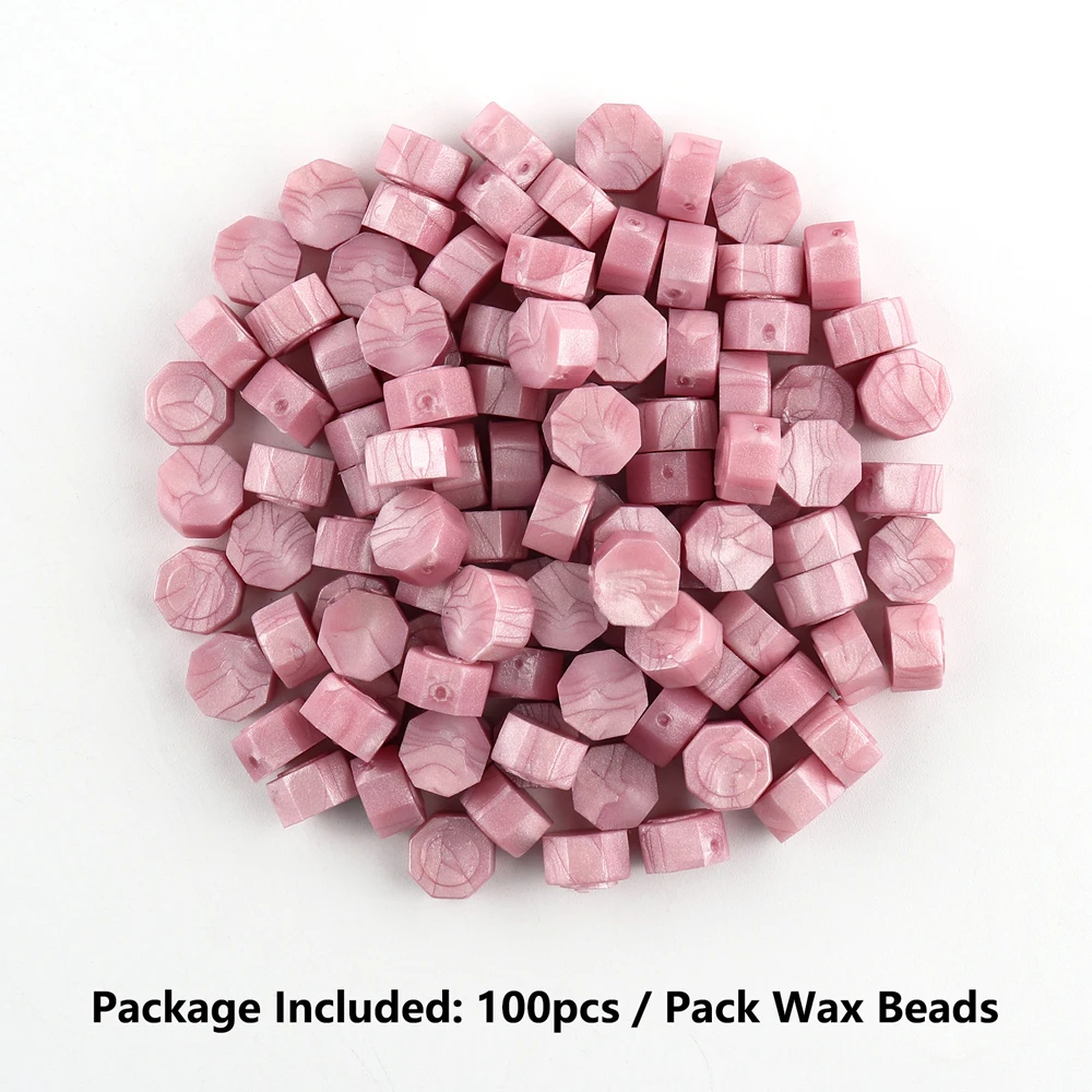 Batik Wax Kit - طقم خرزات شمعية داكنة اللون وردية