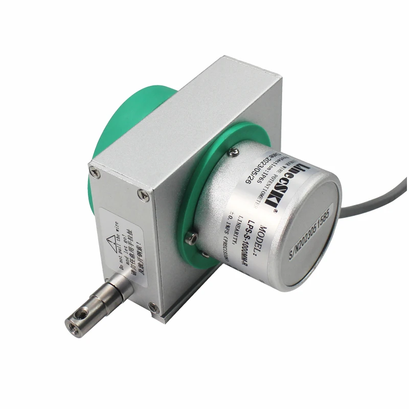 Mian Factory  New Product LPS Series  100MM 500MM 1000MM 4-20MA 0-10V 0-5V  Wire Draw Encoder   Draw Wire Displacement Sensor