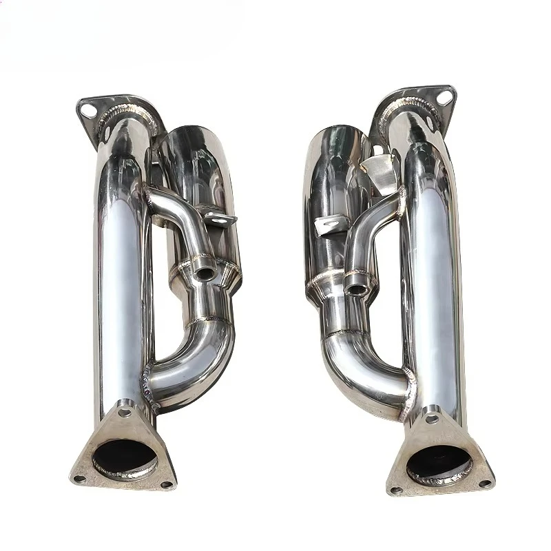 For Niss*an G37 370Z 09-17 Exhaust Header Downpipe Art Test Pipe With Resonated