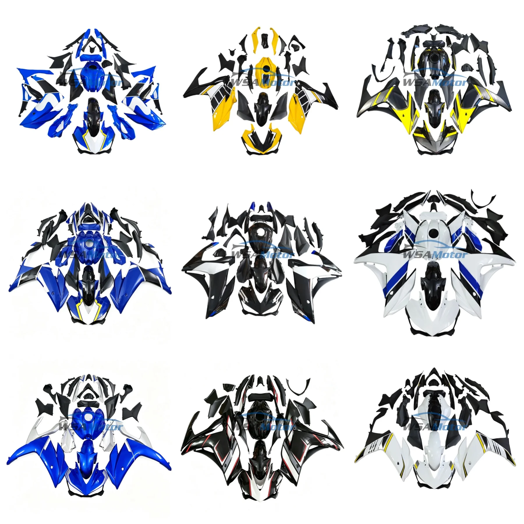 Motorcycle Fairings Kit For Yamaha YZFR3 2015-2018 FOR YZFR25 2014-2018 Plastic Mold Fairing Bodyframe Cover Boxs