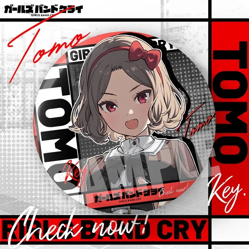 5PCS GIRLS BAND CRY Enamel Badges Anime Pins TOGENASHI TOGEARI