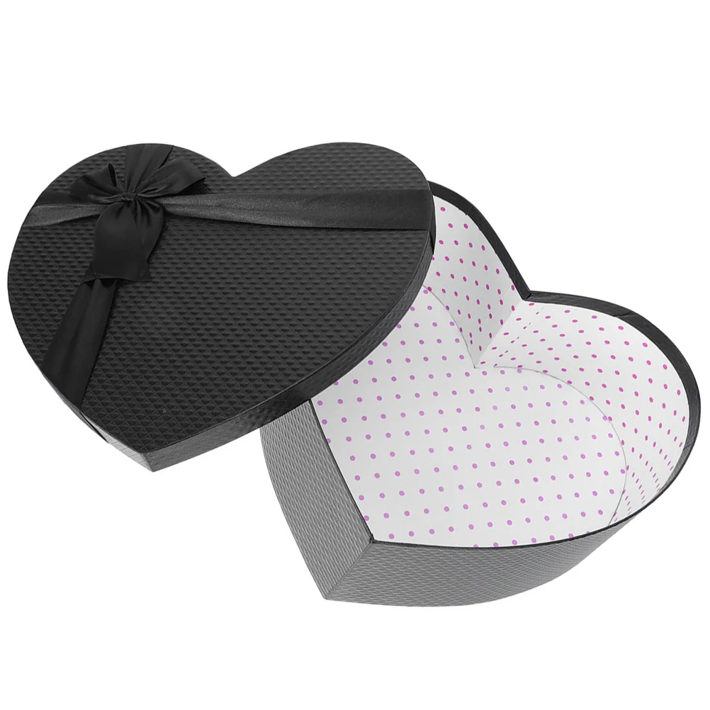 

Gift Box Candy Boxes for Giving Rose Heart Shaped Christmas Flower Arrangement Paper with Lids Bridesmaid Empty Gifts