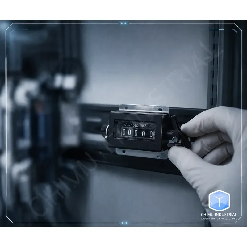 【CHIMU INDUSTRIAL】 Industrial Punch Machinery Pull Counter D67-F 5 Digit D94-S 6 Digit Point Counter for Stamping Press