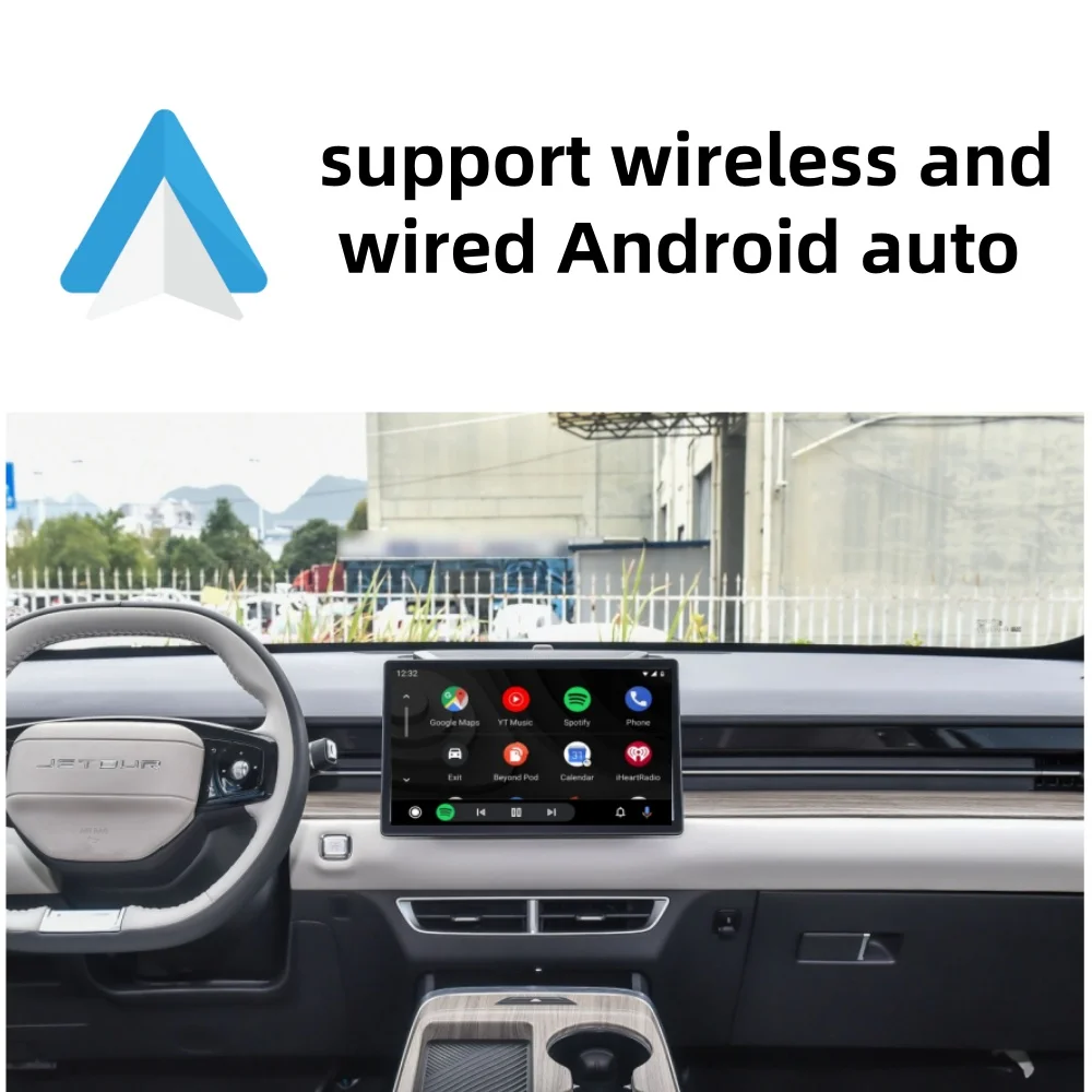 CHERY JETOUR-Interface Apple CarPlay, atualização do Android Auto Box, tela OEM de 12,6 ", câmera Plug and Play 360