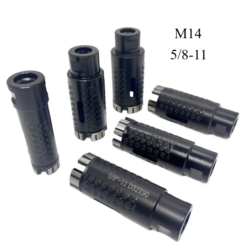 

M14 Thread and 5/8-11 Thread Diamond Drill Bit Are Suitable for Granite Marble and Stone Materials 25mm 32mm 35mm 38mm