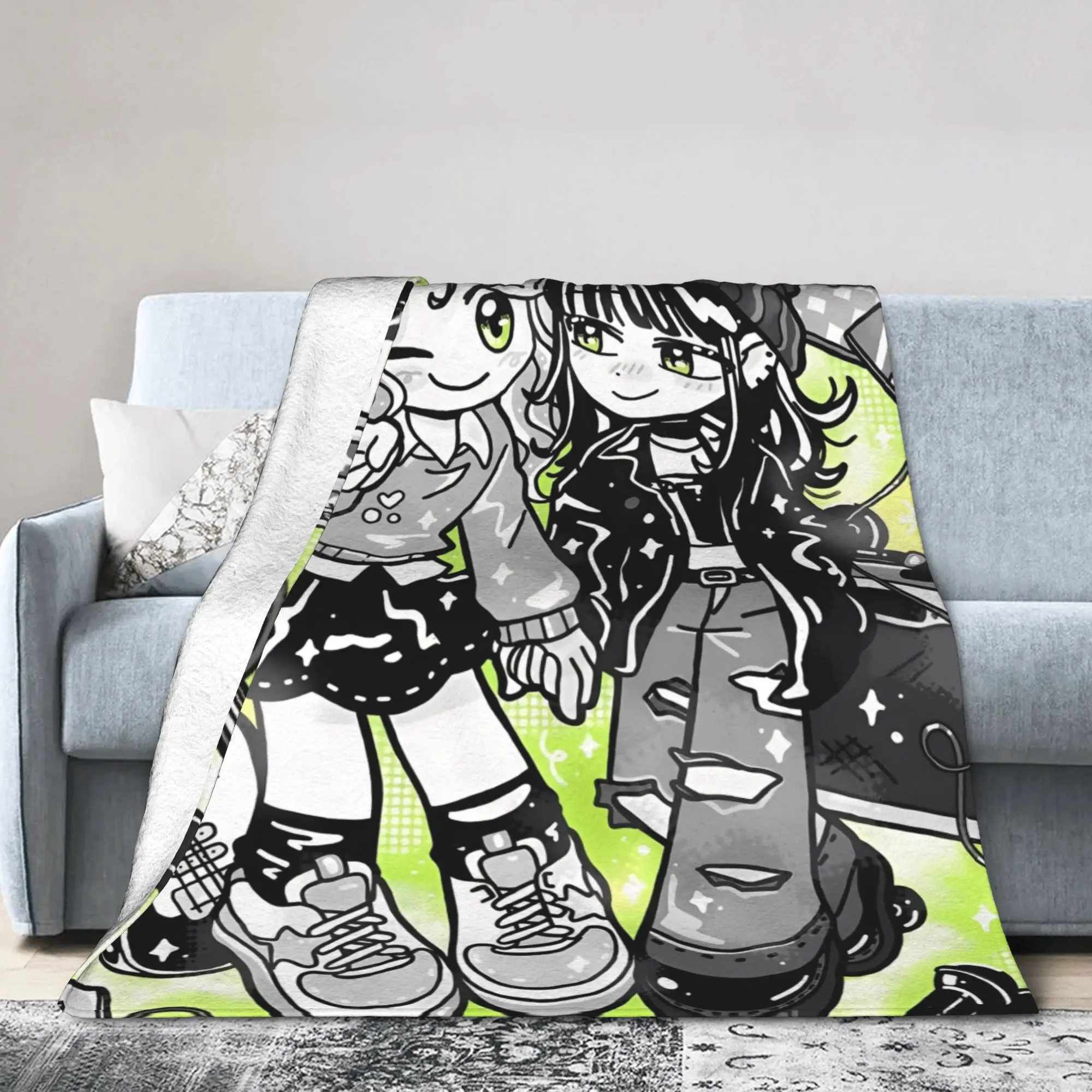 Relax The Guy She Was Interested In Wasnt a Guy at All Blanket Sofa Decorative  Throw Blankets Thin Velvet for Outdoor