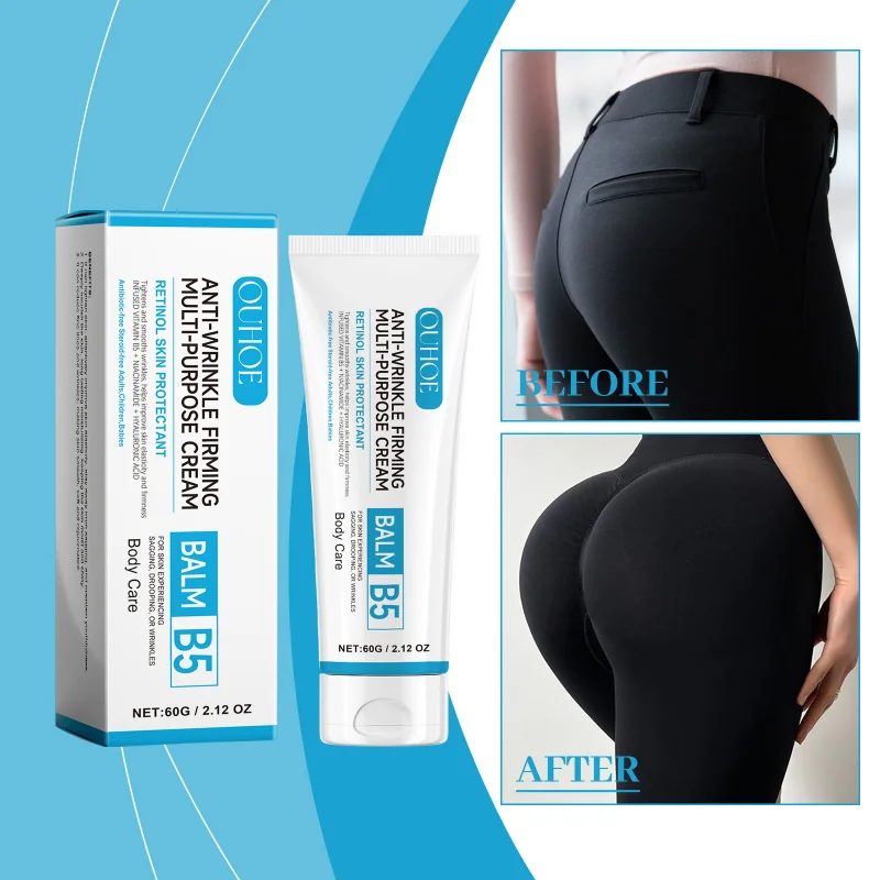

Firming Body Cream - Anti-Wrinkle Moisturizer For Hips Thighs & Chest, Improves Skin Elasticity & Hydration, Non-Greasy