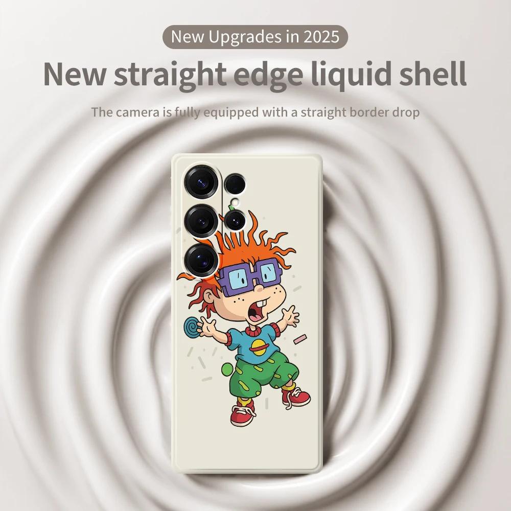 Casing Ponsel Kartun Anak-Anak untuk Samsung Galaxy S25 S24 S23 S22 S21 S20 Ultra Plus S23 FE S21FE S20FE S10 Plus Bahan Silikon