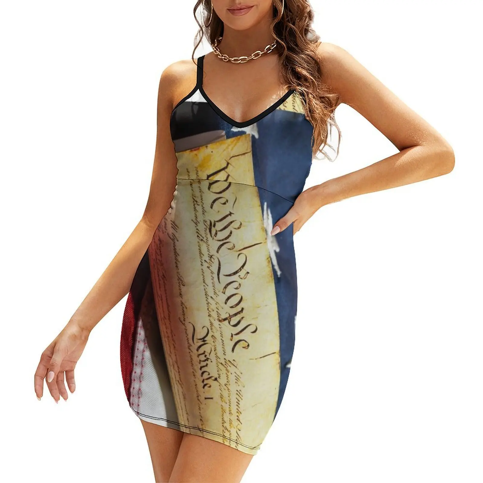 

US Constitution Sling Dress summer clothes dresses for womens 2025 womans clothing Dresses for wedding party