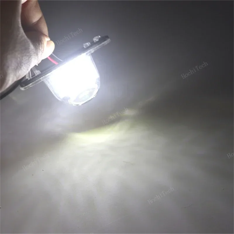 2Pcs DC12V Car LED License Number Plate Light Lamp LED White Light For Honda Crv Fit Odyssey Jazz Hrv Frv CR-V Stream SMD - Image 5