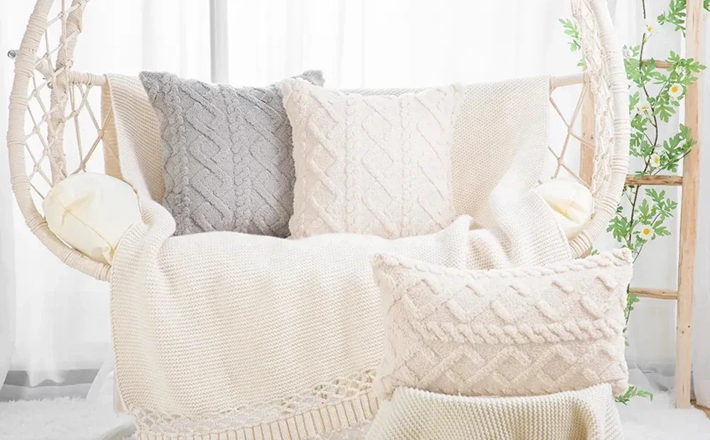 Kissenbezug Plüsch Kissenbezug für Sofa Wohnzimmer Grometrische Housse De Coussin 45*45 Dekorative Kissen Nordic Home Decor – Detail 6
