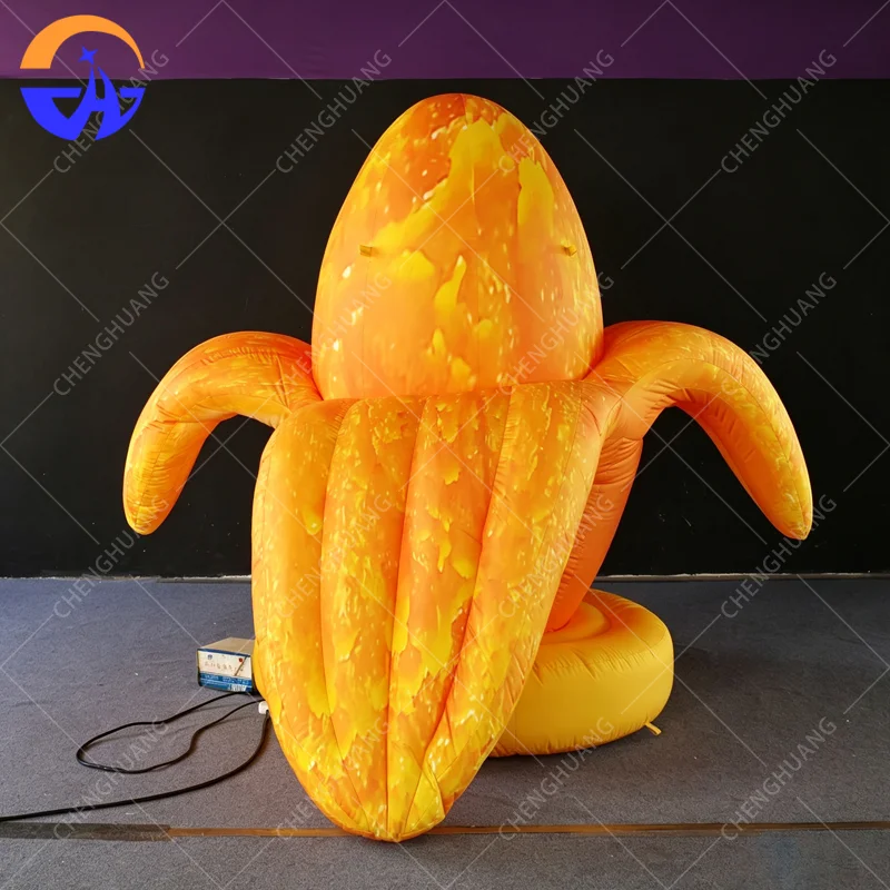Customized inflatable mango model fruit themed outdoor advertising activity decoration props with blower