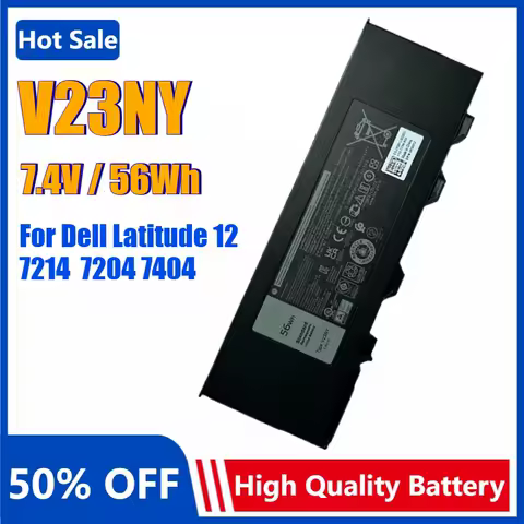 V23NY Laptop Battery for Dell Latitude 12 7214 E7204 Rugged Extrem 7404 P18T P18T001 P18T002 M29XR YWV8Y VD0FX 8G8GJ NJTCH 3NVTG