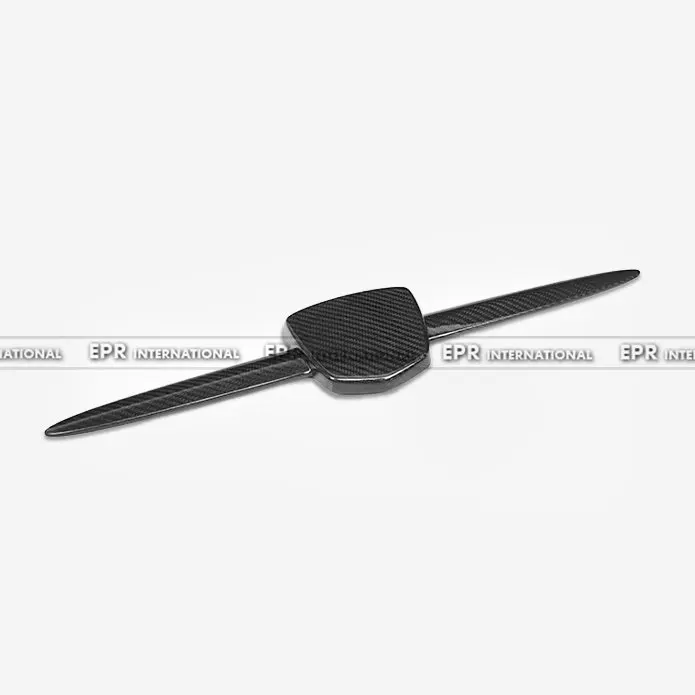 For Fiat Abarth 500 595 695 Type A & Type B Front Badge Trim Auto Grille Emblem Frame Decoration Dry carbon car styling