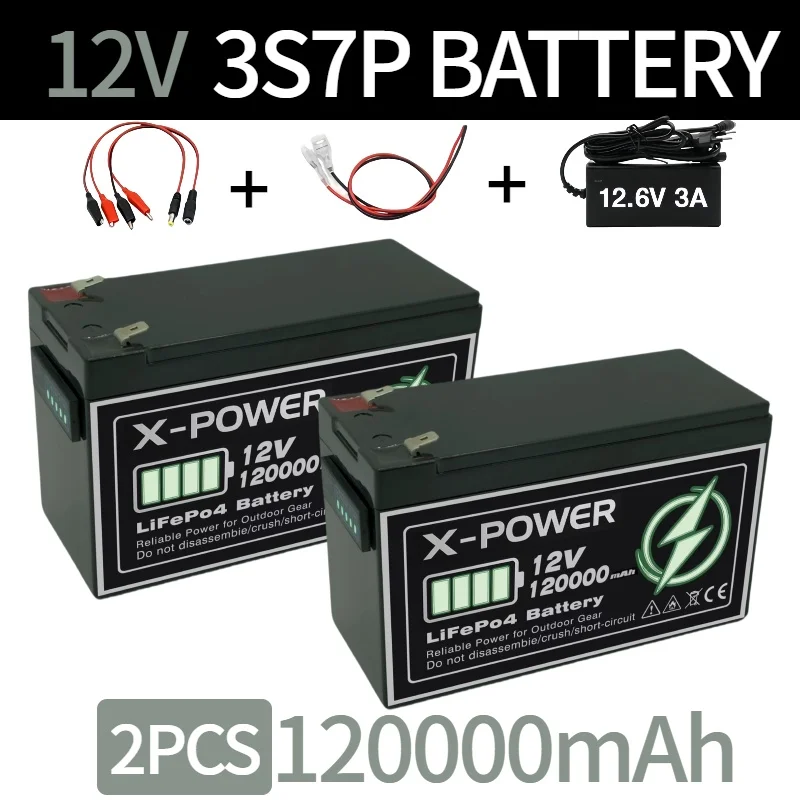 

12V 120Ah Lifepo4 batterywith light source prompt, for fishing boatssolar power supply, lighting power supply with BMS