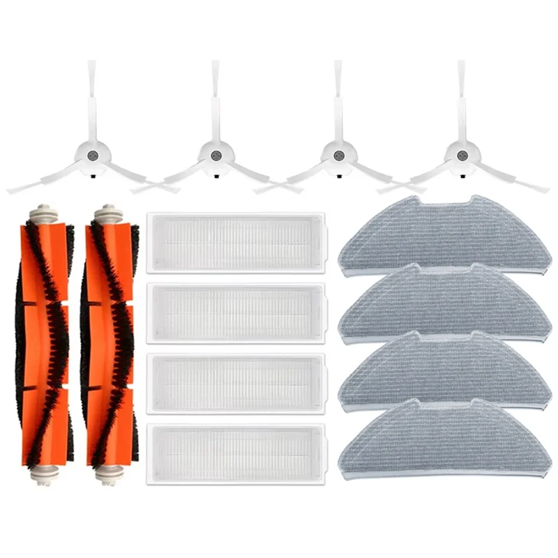 【Berserk】для Xiaomi Mijia Robot 2 Pro Lite Hepa-фильтр, основная боковая щетка, аксессуары для пылесоса