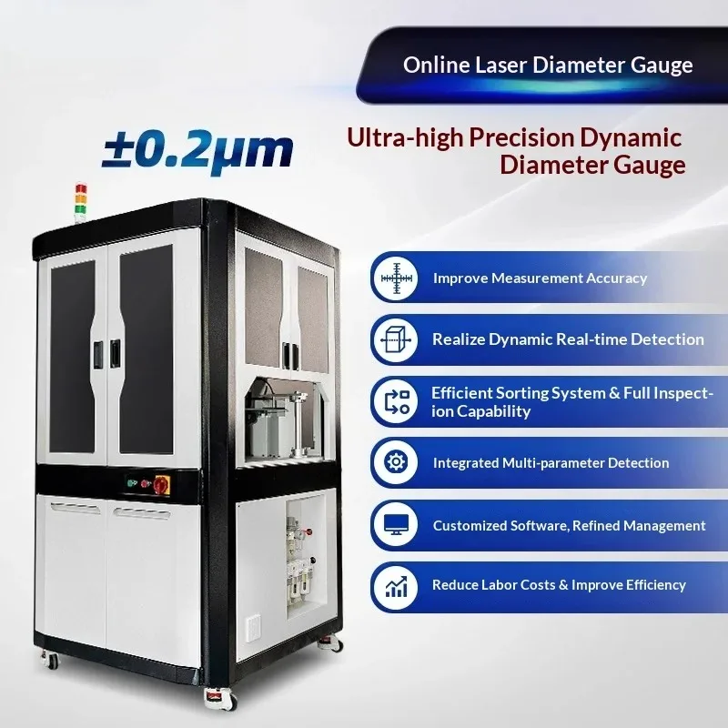 High-Speed Automatic Diameter Gauge – Ultra-Precision Dynamic Measurement for Wire, Cable & Tube