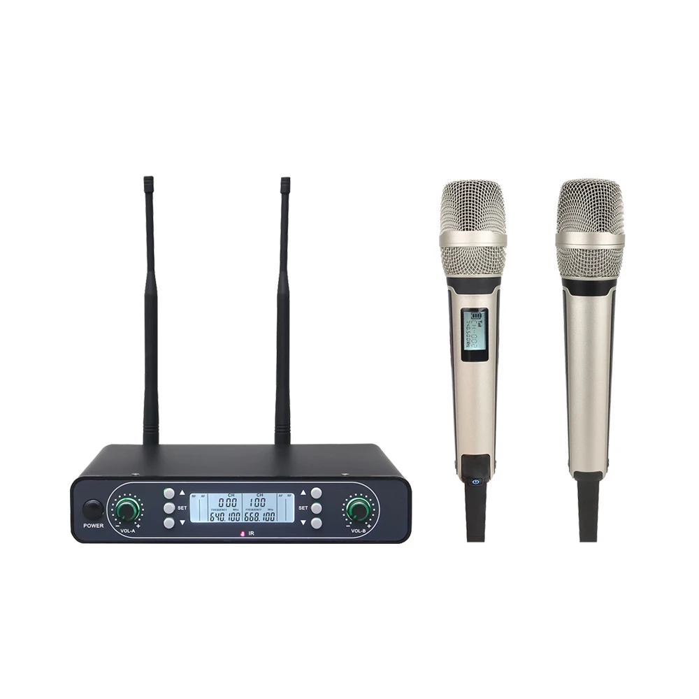 High Quality Wireless Microphone Stage Performance Ktv UHF Microphone Sem Fio Profissional Skm9000 With Clear Sound