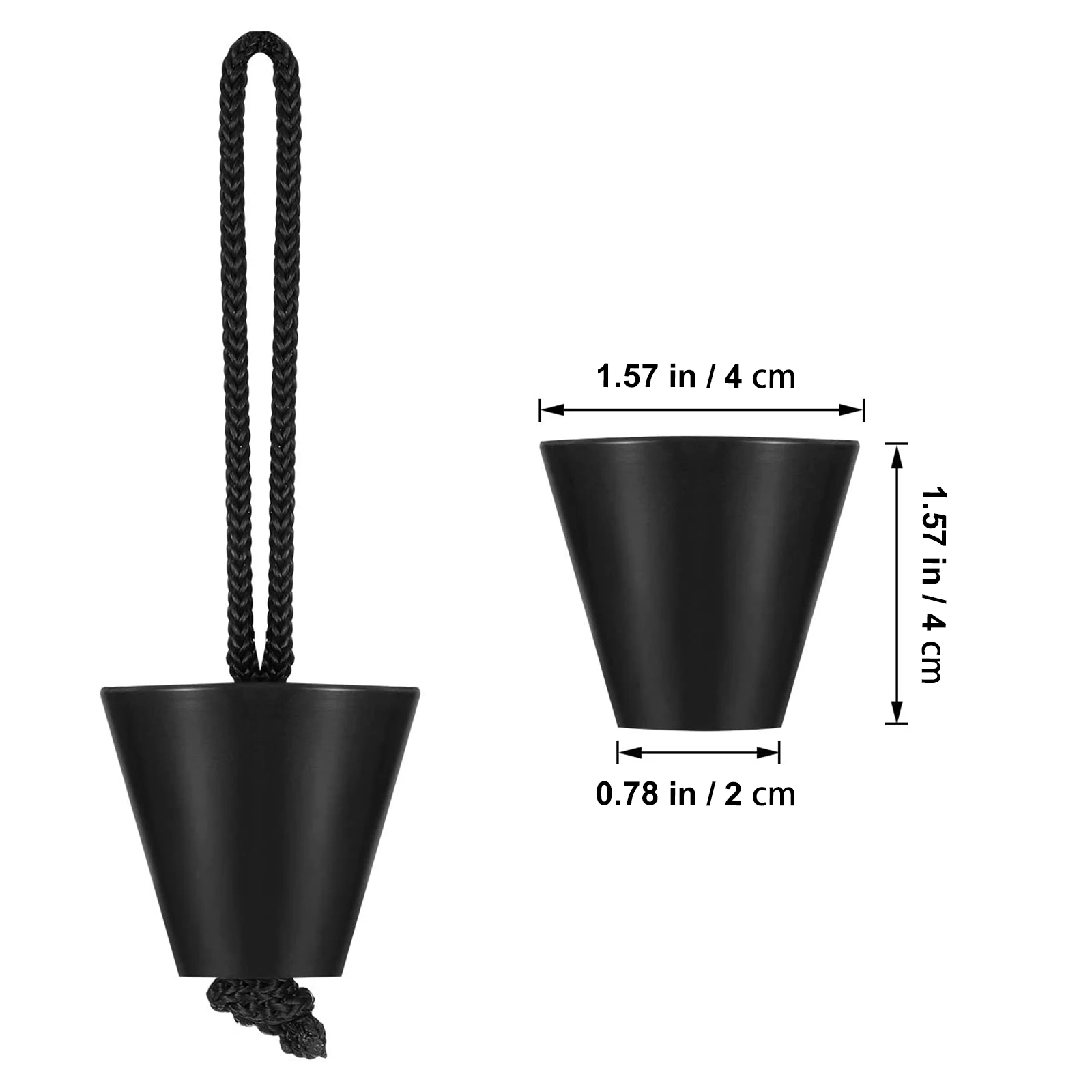 

6 Pcs Waterproof Plug Valve Boat Drain Kayak Accessories Plugs Stopper Thread Bung Silica Gel Canoe Holes