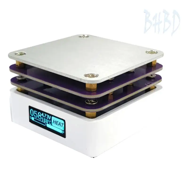 

BHBD-G3061 PD65W Mini Hot Plate Digital Soldering Preheating Rework Station PCB SMD Board Soldering Plate Heating Table