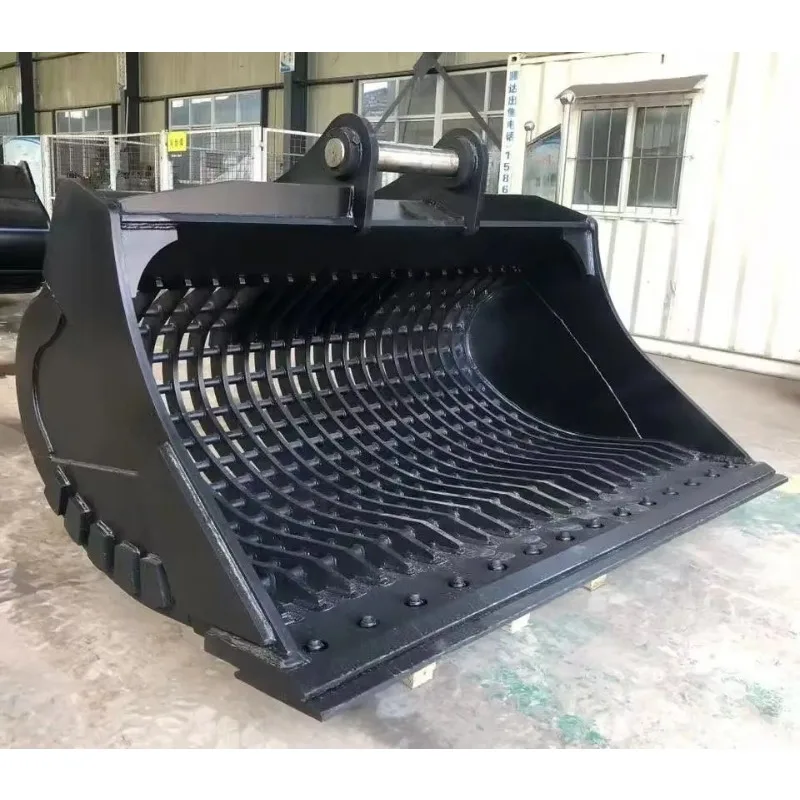 Weed skeleton buckets/fences/screen mesh/grid/sieve buckets, used for construction purposes