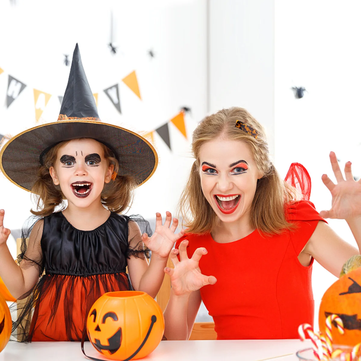 

2Pcs Spring Hair Clips Barrette Lightweight Durable Acetic Acid Plate Chic Clips for Women Party Festival Hairdos Hair