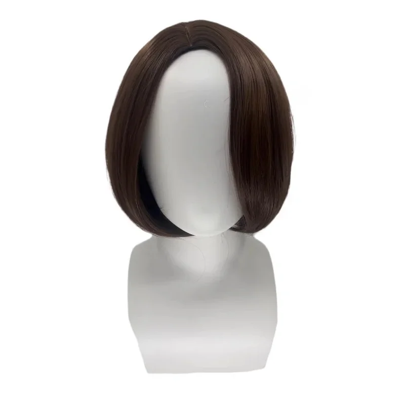 DY20Biohazard 3 جيل عيد الحب الشعر تأثيري أغطية الرأس قصيرة براون مستقيم التصميم شعر مستعار كوميدي 25 #3