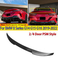 For BMW 8 Series G14 G15 G16 2019 2020 2021 2022 2/4 Door PSM Style Rear Trunk Spoiler Wing Lip Splitter Tail Fin Body Kits