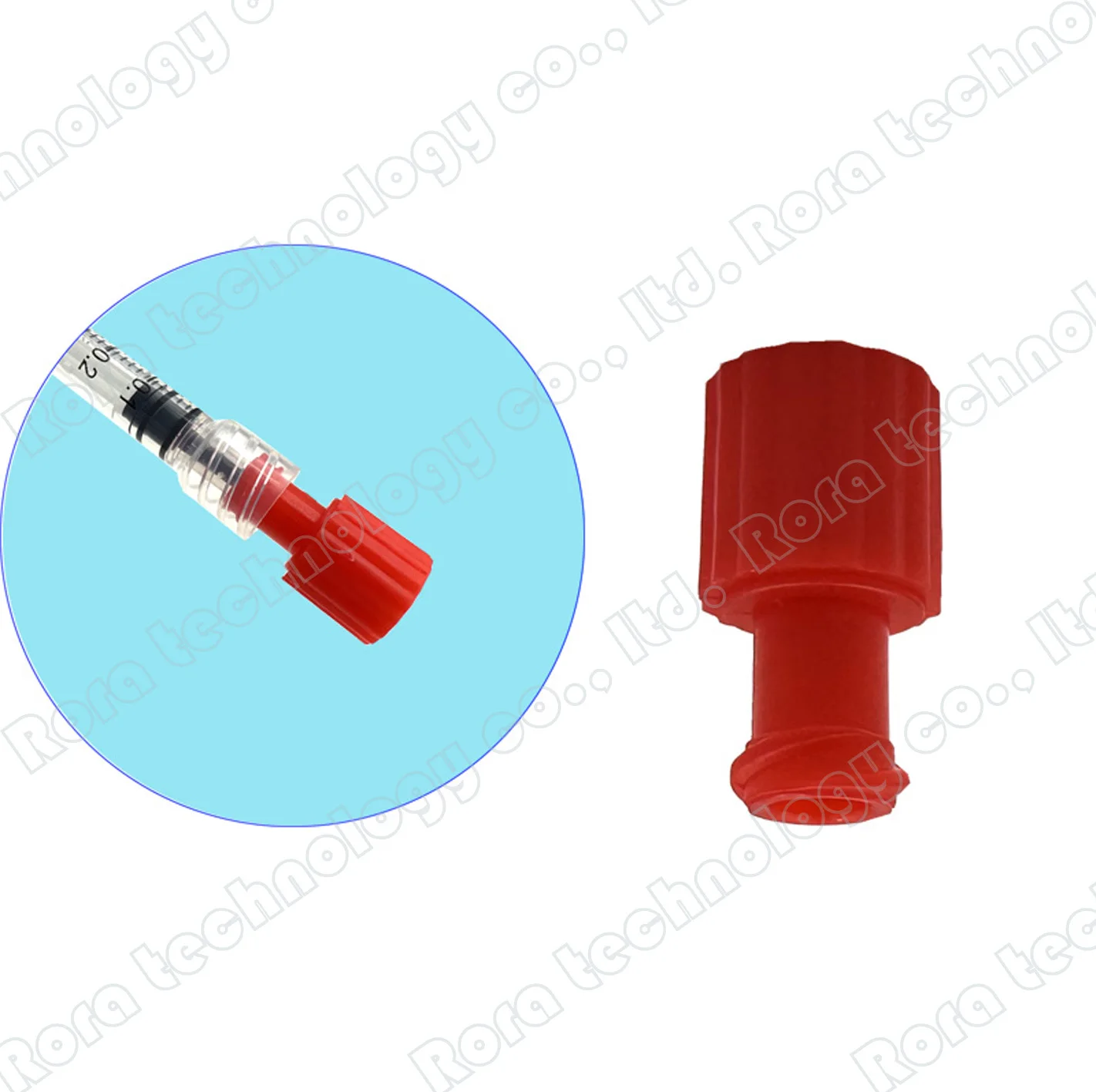 Male and fema Luer Lock  Combi-Cap Male and female dual-purpose luer plug cap,closing cap， individual pack, made of ABS