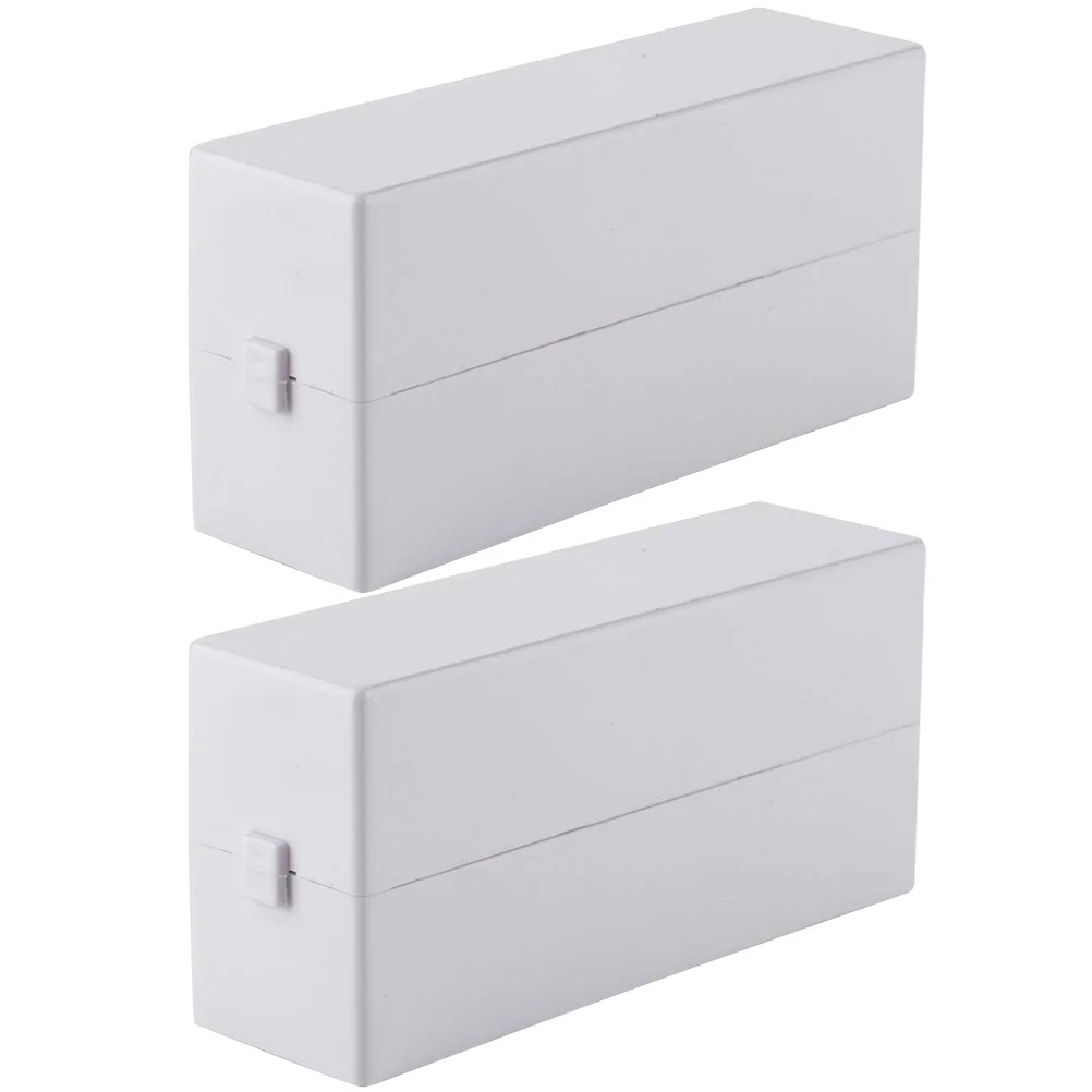 2 pezzi di scatola di immagazzinaggio della testa di molatura punte da trapano per unghie organizzatore espositore senza polvere accessori pratici durevoli leggeri