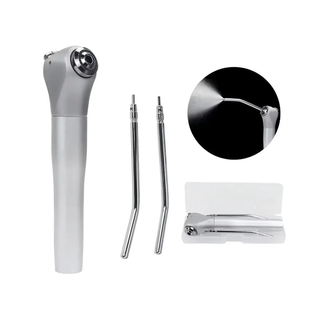 

1PC Dental Triple Syringe Handpiece Air Water Spray with 2 Nozzles Tips Tubes For Air Triple Syringe Dentistry Material